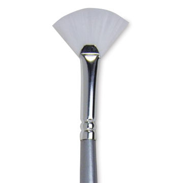 Liquitex Basics Synthetic Brush - Fan, Long Handle, Size 4