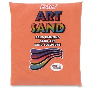 Estes' Colored Art Sand - 2 lb, Orange