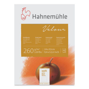 Hahnemuhle Velour Papers - 9-2/5" x 12-3/5", White, 10 Sheets