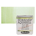 Schmincke Horadam Aquarell Artist Watercolor - Shire Olive, Supergranulation, Half Pan