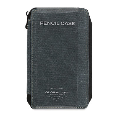 Global Canvas Pencil Case - Steel Blue, for 48 Pencils
