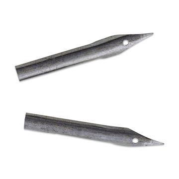 Open in modal - Speedball Hunt Crowquill Pen Nibs - #107 Hawk Quill, Pkg of 2, nibs
