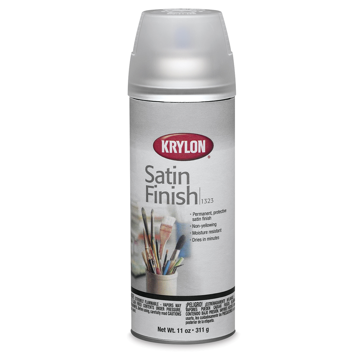 Spray Paint, Krylon Crystal Clear Protective Non-Yellowing Top Coat, Gloss,  Each