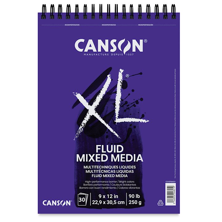 Canson XL Fluid Mixed Media Pads BLICK Art Materials