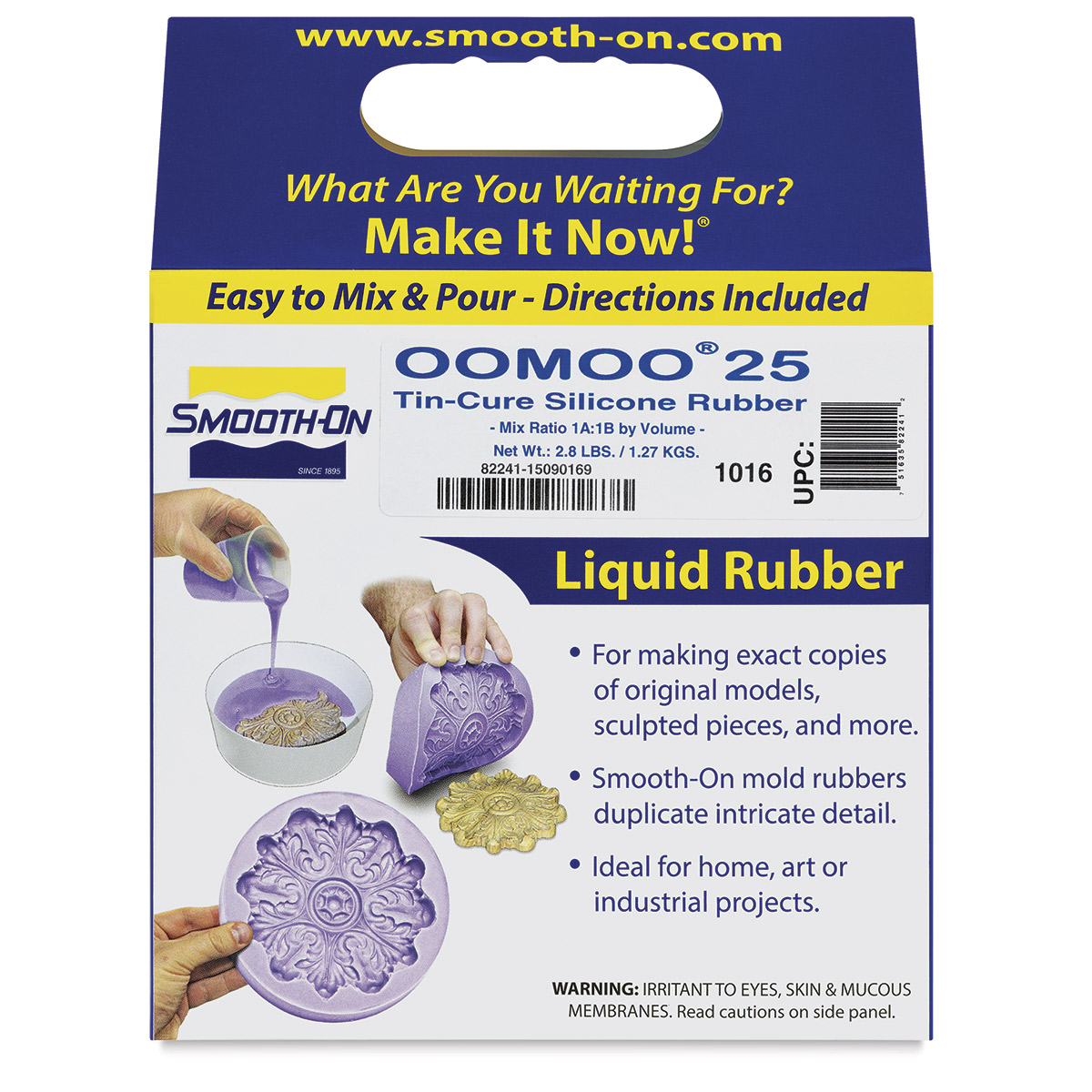 Smooth-On Oomoo 25 Silicone Rubber, 2.8 lbs 