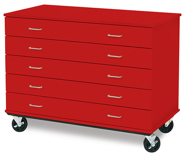 Id Systems Paper Storage Cabinet 48 X 36 X 24 Royal Blue