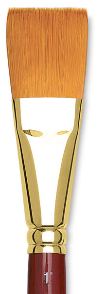 Open in modal - Grumbacher Goldenedge Brush - Aquarelle, Short Handle, Size 1"