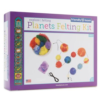 Open in modal - Friendly Loom Planets Felting Kit, packaging