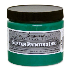 Jacquard Screen Printing Ink - Opaque Green, 16 oz