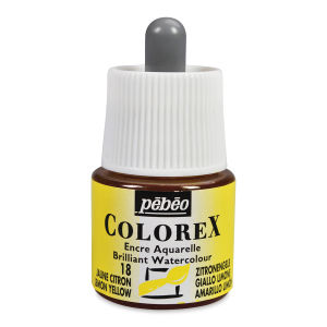 Pebeo Colorex Ink - 45 ml, Lemon Yellow