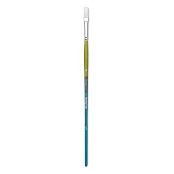Open in modal - Princeton Snap! White Taklon Brush - Flat, Long Handle, Size 4