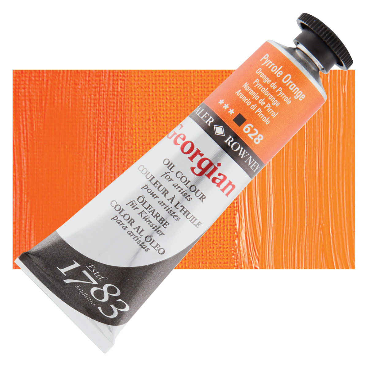 orange oil colour