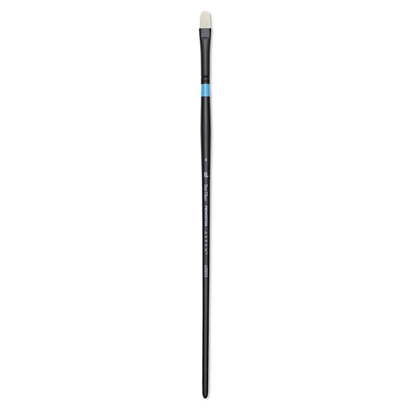 Princeton Series 6500 Aspen Synthetic Brush - Size 4, Short Filbert ...