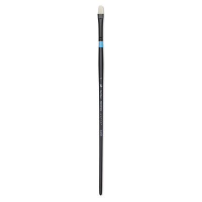 Princeton Aspen Series 6500 Synthetic Brushes - Size 4 Long Handle Short Filbert Brush shown upright