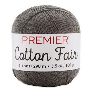 Open in modal - Premier Yarn Cotton Fair Yarn - Slate Grey