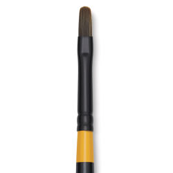 Utrecht Manglon Synthetic Brush-Filbert, Size 6, Long Handle