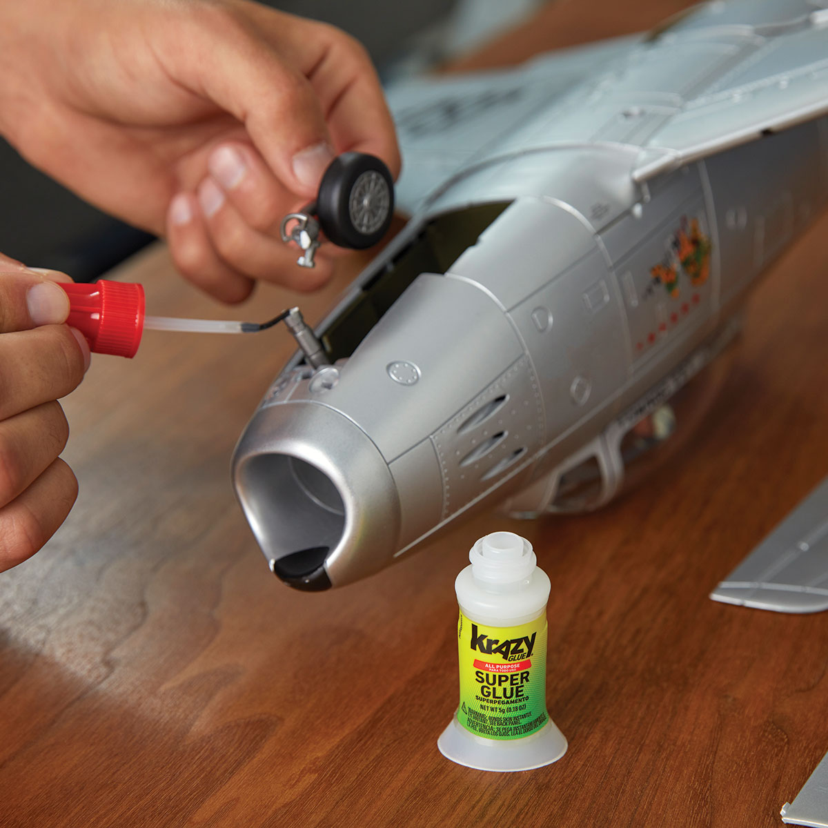 Krazy Glue Home & Office Brush On Super Glue, Brush Applicator, 5 Grams  0.18 oz