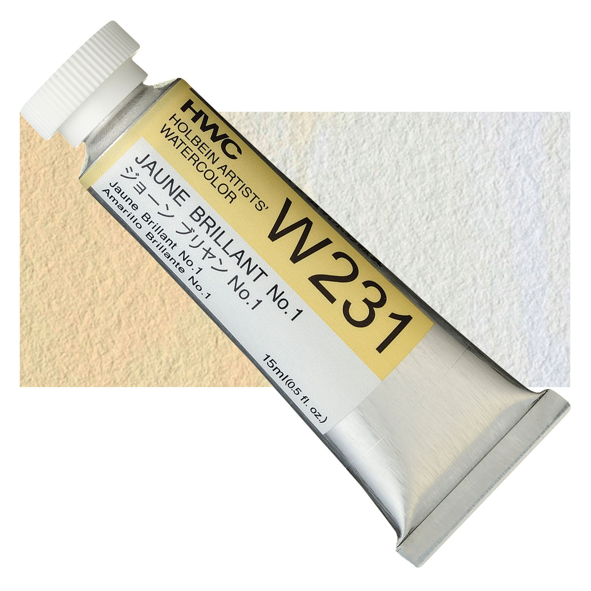 Holbein Artists'' Watercolor - Jaune Brilliant #1, 15 ml tube