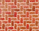 Plastruct Patterned Sheets, Interlocking Paving,1:24 Scale