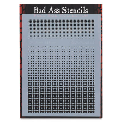 Airbrush Face and Body Stencils - Front view of package of Halftone stencil