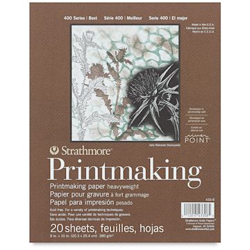 Open in modal - Strathmore 400 Series Printmaking Paper - 8" x 10", 20 Sheets