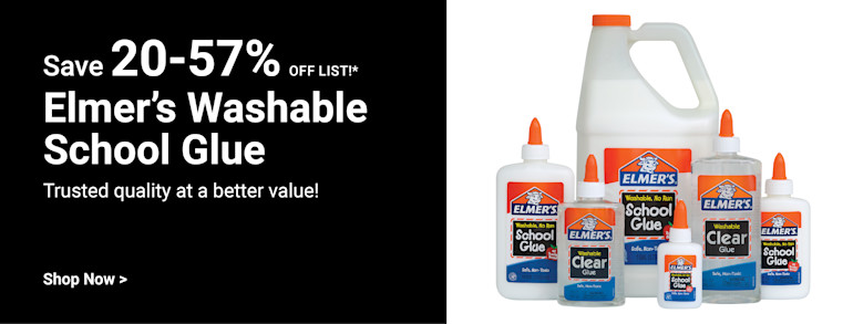 Save 20-57% off list! Elmer's Washable School Glue. Trusted quality at a better value! Shop now.