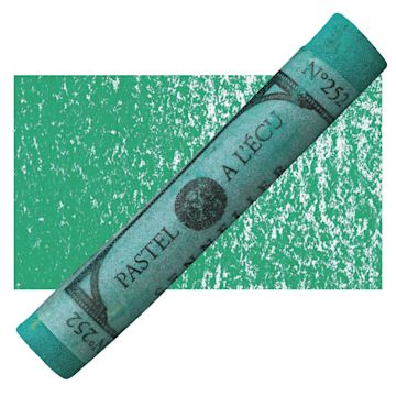 Open in modal - Sennelier Soft Pastel - Viridian 252 pastel and swatch