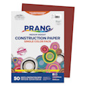 Prang Medium Weight Construction Paper - Red, 9" x 12", Pkg of 50 Sheets
