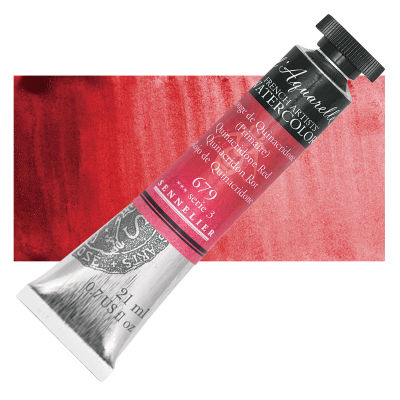 Sennelier French Artists' Watercolor - Quinacridone Red, 21 ml | Art Materials
