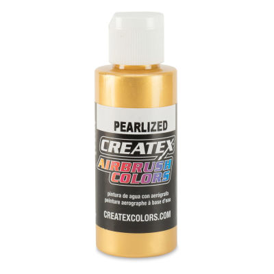 Createx Airbrush Color - 2 oz, Pearl Satin Gold