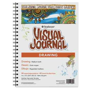 Strathmore Drawing Visual Journal - 12" x 9", 42 Sheets
