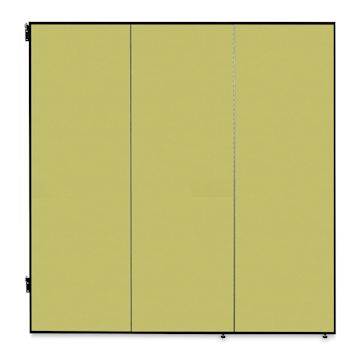 Open in modal - Screenflex Study Carrel - 3 Panel, Yellow