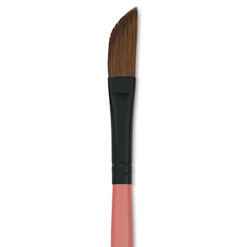 Open in modal - Dynasty Water Lily Watercolor Brush - Short Handle, Dagger, Size 3/8", close-up