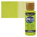 DecoArt Americana Acrylic Paint - Citron Green (Transparent), 2 oz