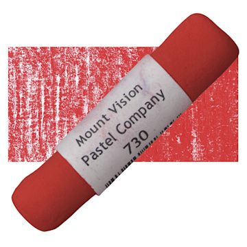 Open in modal - Mount Vision Handmade Pastel - Warm Red 730 pastel and swatch