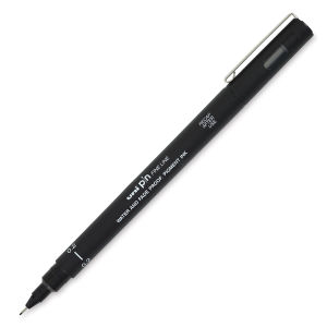 Uni Pin Fine Liner Pen - 0.2 mm, Black