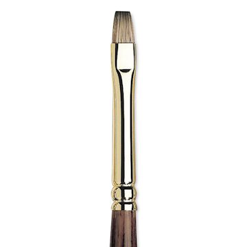 Open in modal - Winsor & Newton Monarch Mongoose Brush - Bright, Long Handle, Size 2