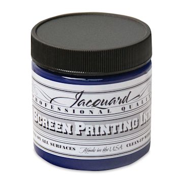 Open in modal - Jacquard Screen Printing Ink - Blue, 4 oz
