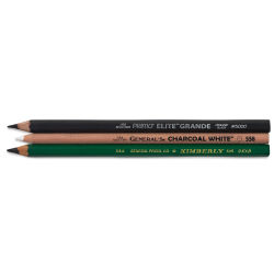 General's Black & White Pencils - Set of 3