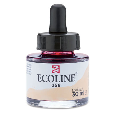 Royal Talens Ecoline Liquid Watercolor with Dropper - Front of 30 ml Apricot color