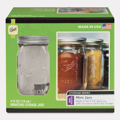 PA Ball Jars - Front view of package of 4 Mini Jars