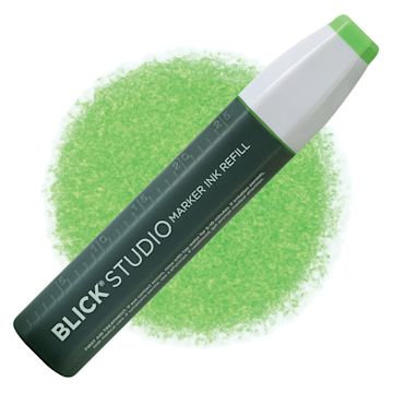 Open in modal - Blick Studio Marker Refill - Apple Green, 044, swatch and refill