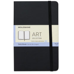 Moleskine Art Collection Sketchbook - Black, Medium (front)