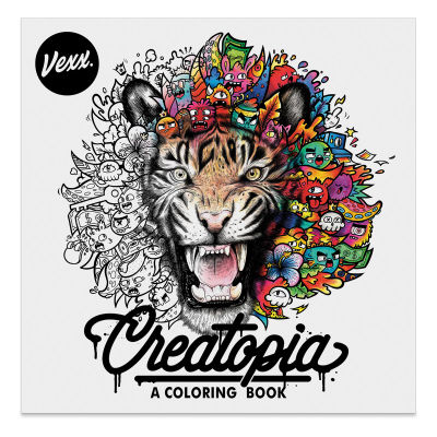 Creatopia: A Coloring Book, Cover