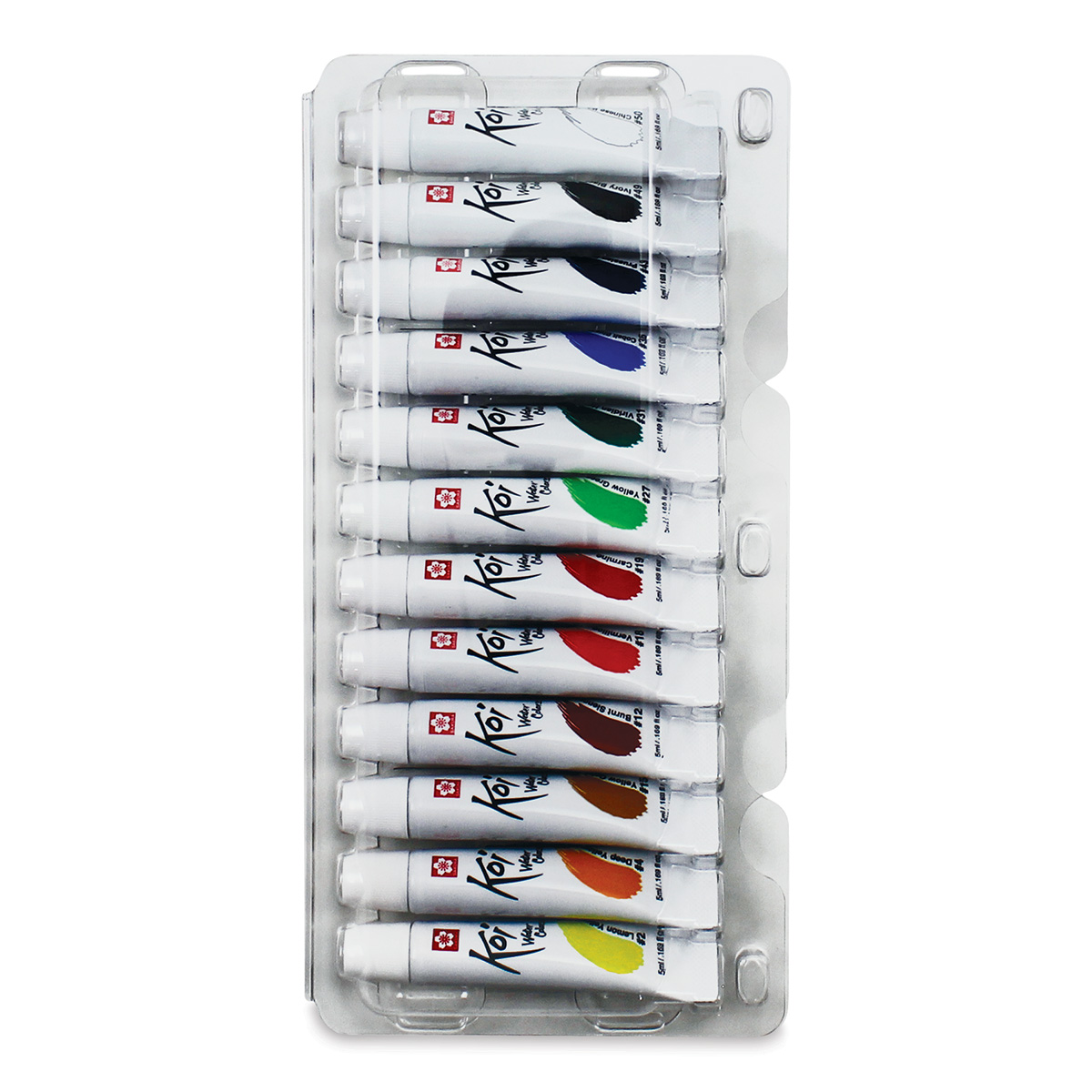 Watercolor Set of 12 Tubes, Assorted Colors