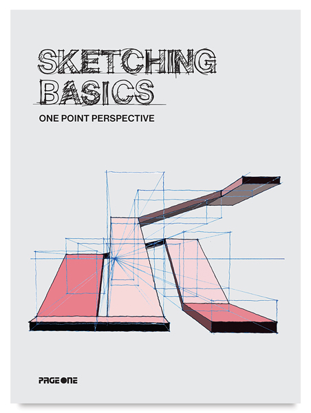 Salk Institute Sketch, One Point perspective of Salk Instit…