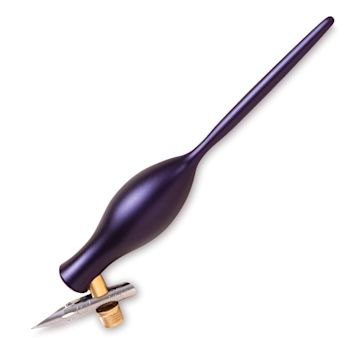 Open in modal - Tom’s Studio Carrot Oblique Calligraphy Dip Pen - Midnight