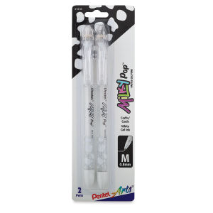 Pentel Milky Pop Pens - Set of 2, White