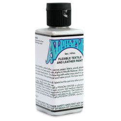 Alpha6 AlphaFlex Textile and Leather Paint - Metallic Silver, 147 ml, Bottle
