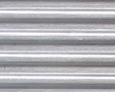 Plastruct Patterned Sheets, Corrugated Siding, 1:16 Scale (finished example)